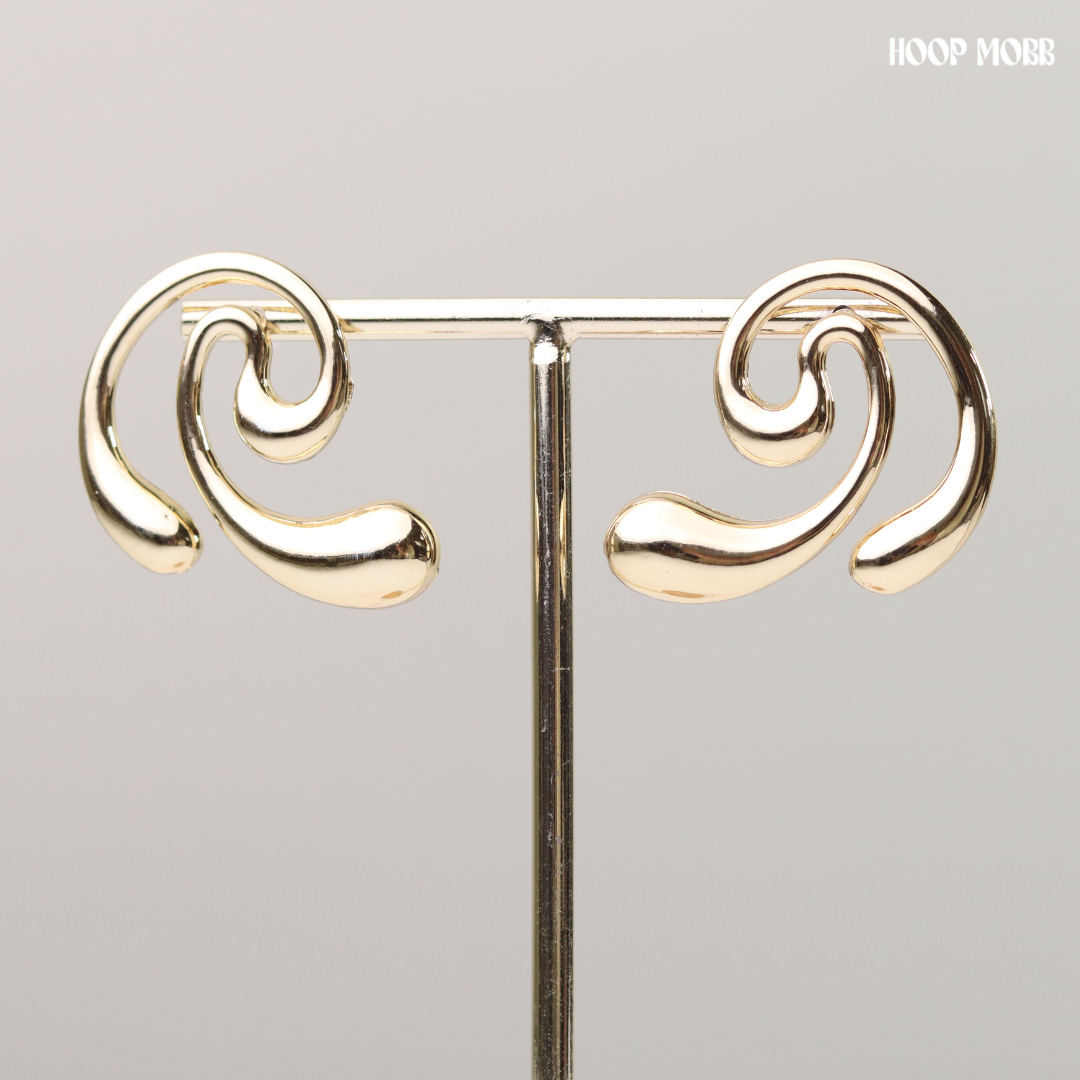 Swivel Earrings - Gold