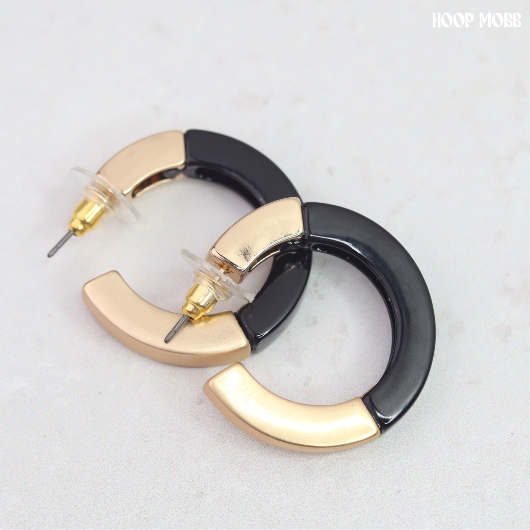 Business Class Hoops - Black