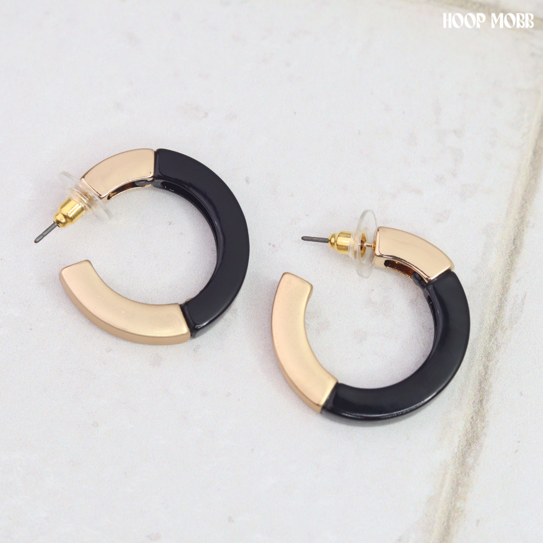 Business Class Hoops - Black