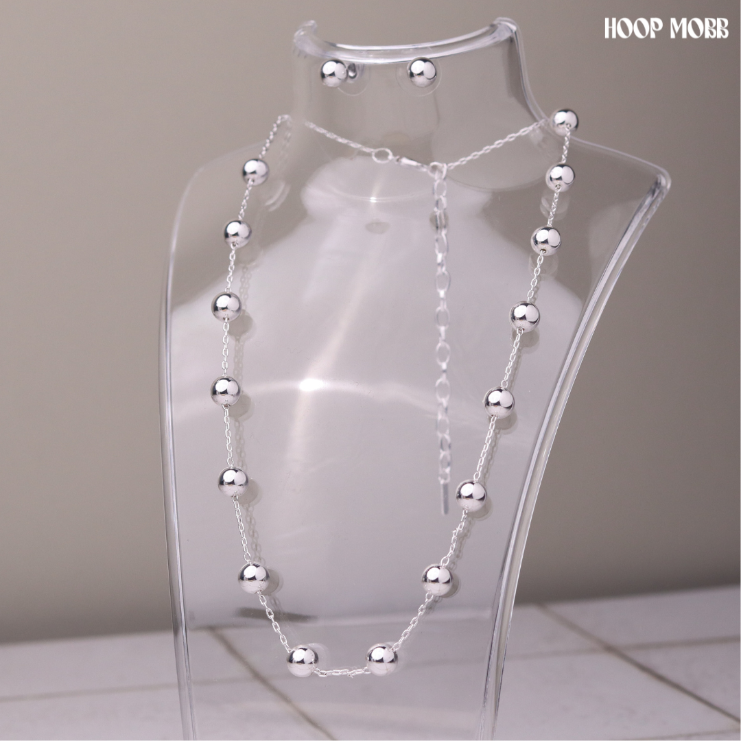 Ms. Pearl Set - Silver (2 pc)