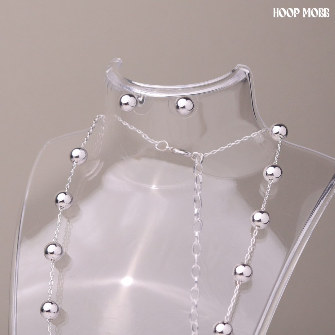 Ms. Pearl Set - Silver (2 pc)