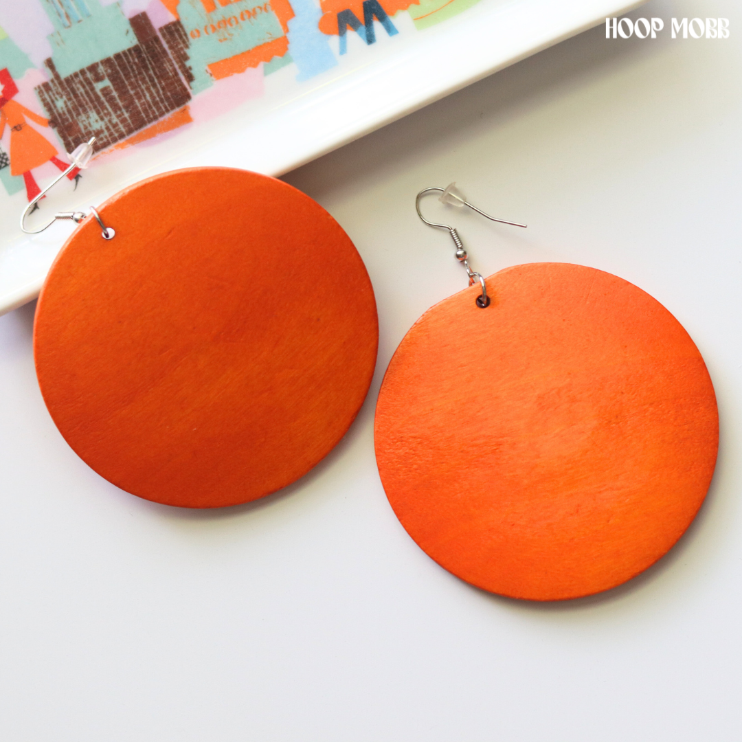 Soul Sista Earrings - Orange