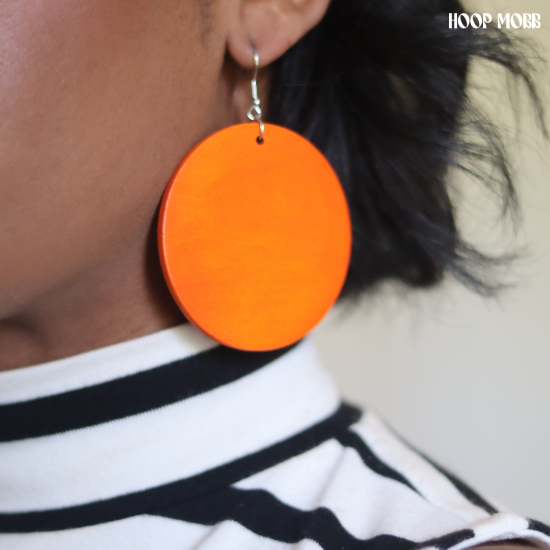 Soul Sista Earrings - Orange