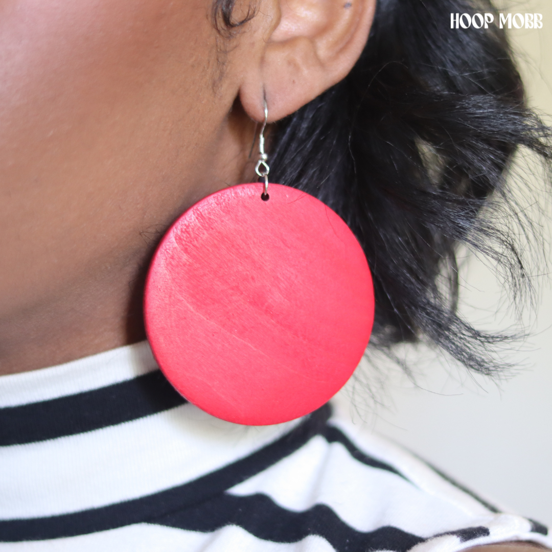 Soul Sista Earrings - Red