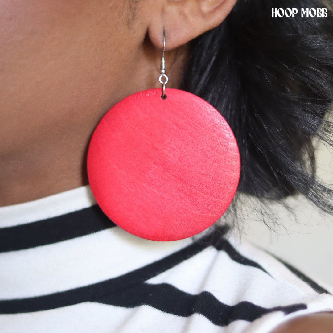 Soul Sista Earrings - Red