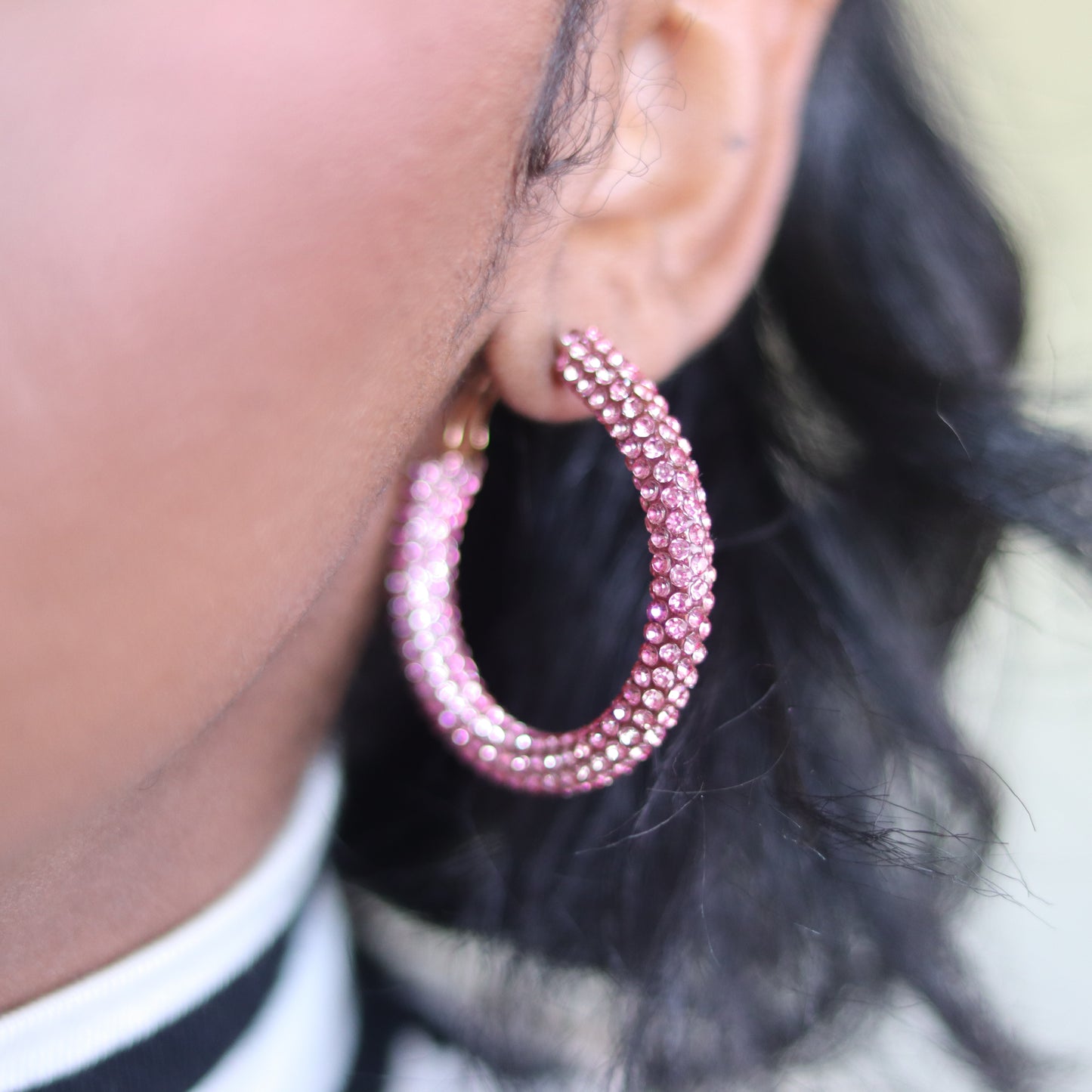Party Girl Hoops - Pink
