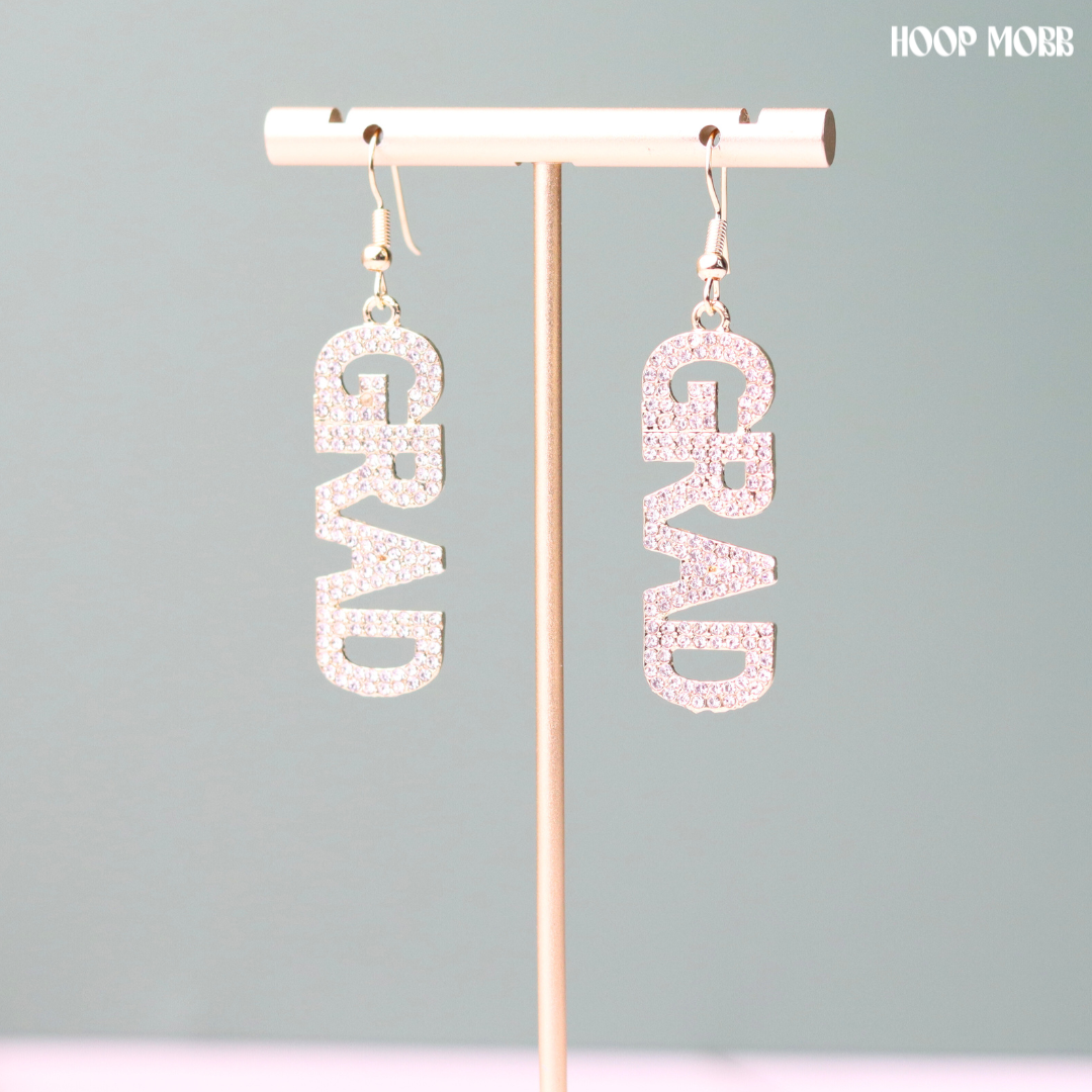 Graduation Earrings - Gold