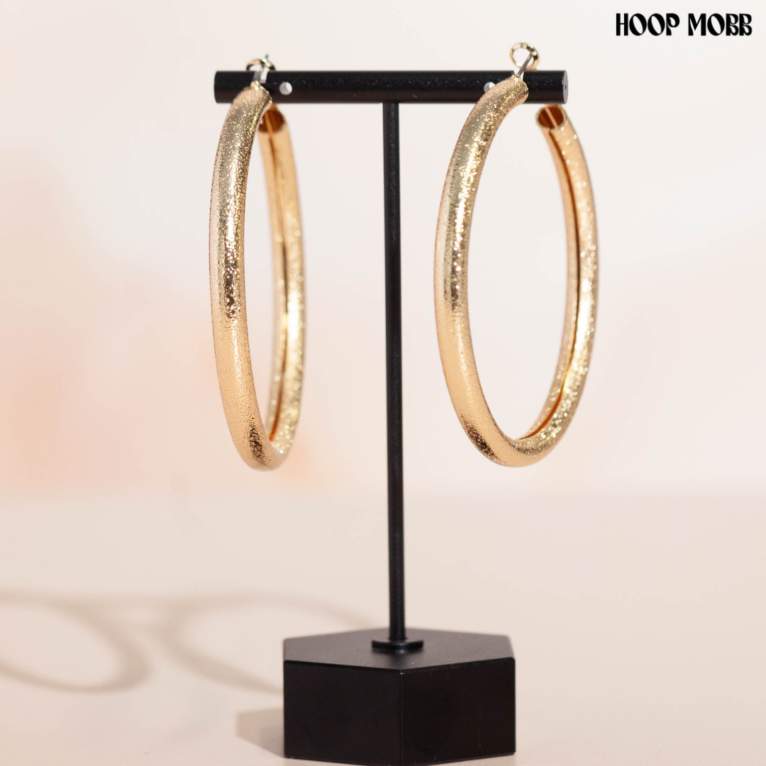 HIGH MAINTENANCE HOOPS - GOLD - 2.5in