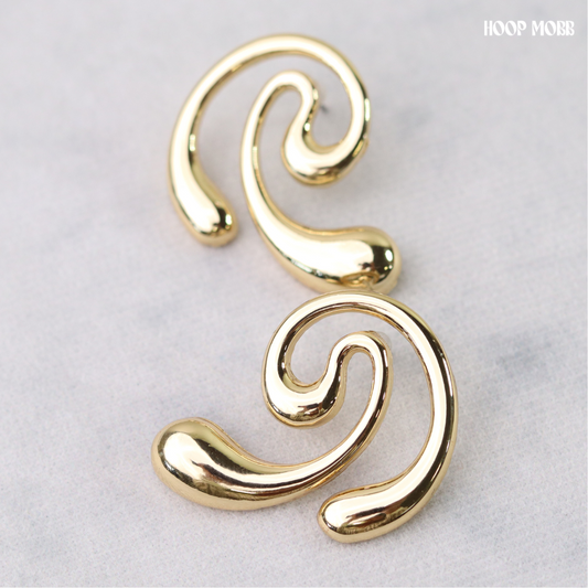 Swivel Earrings - Gold