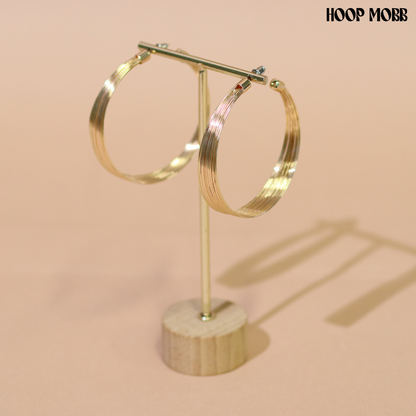 SLICK RICK HOOPS - GOLD