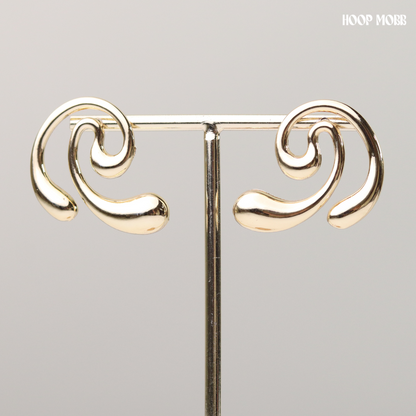 Swivel Earrings - Gold