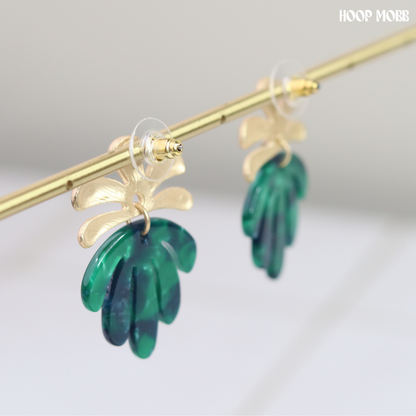 Cancun Mini Earrings - Green
