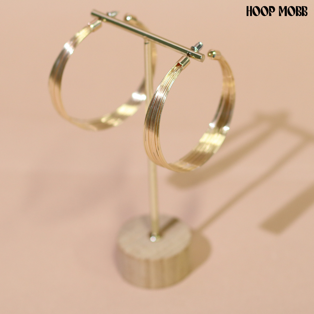 SLICK RICK HOOPS - GOLD