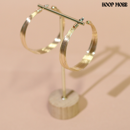 SLICK RICK HOOPS - GOLD