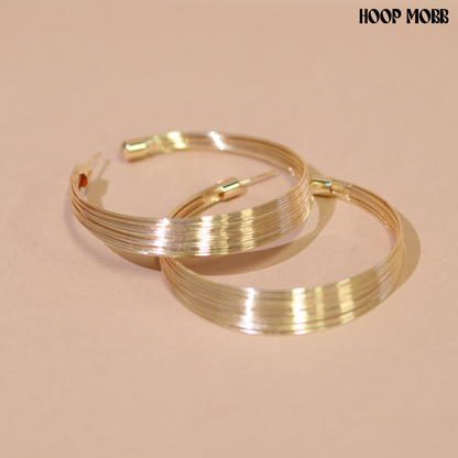 SLICK RICK HOOPS - GOLD