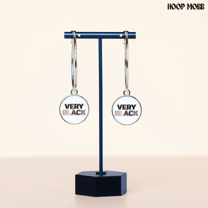 VERY BLACK MOBB CHARMS™ SET - WHITE/SILVER