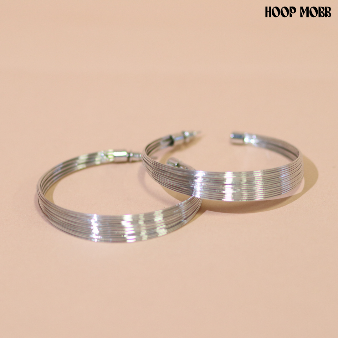 SLICK RICK HOOPS - SILVER