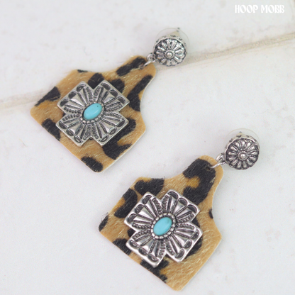 Rodeo Earrings - Brown