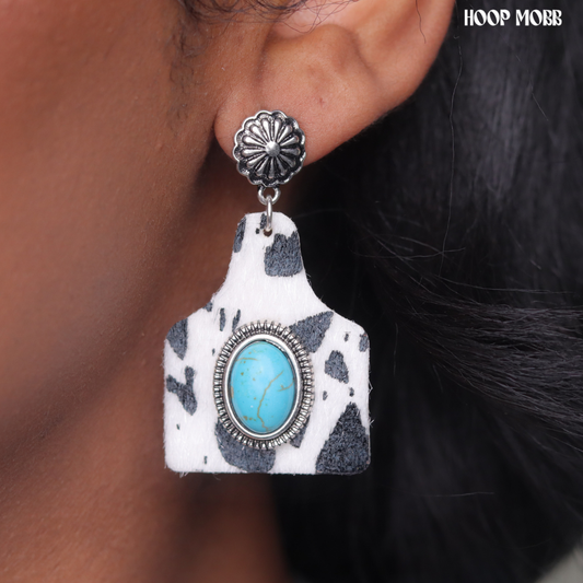 Rodeo Earrings - White