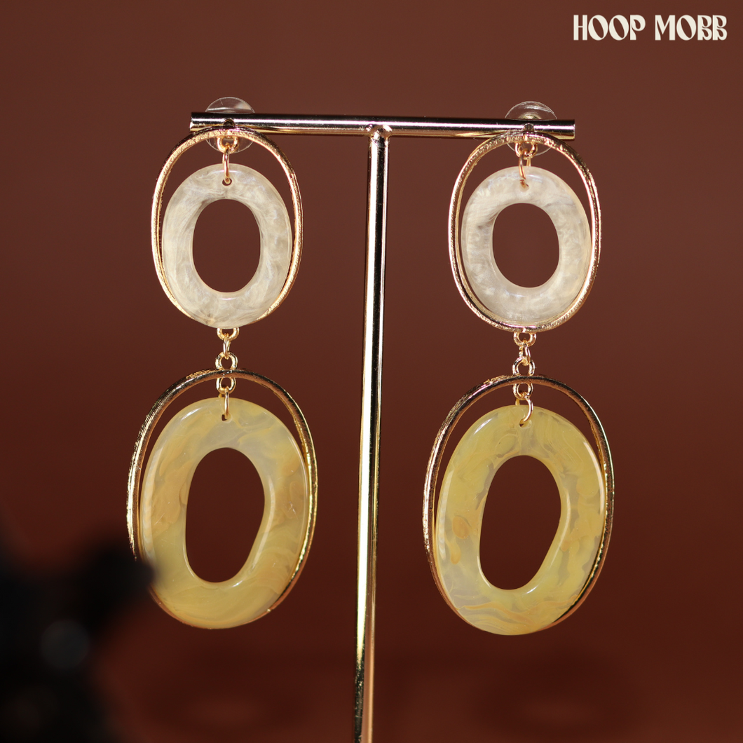 WORK OF ART EARRINGS - GOLD
