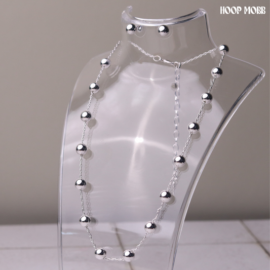 Ms. Pearl Set - Silver (2 pc)