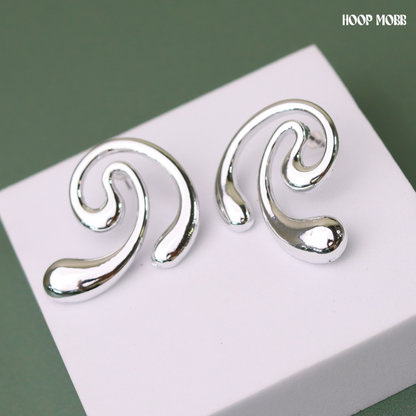 Swivel Earrings - Silver