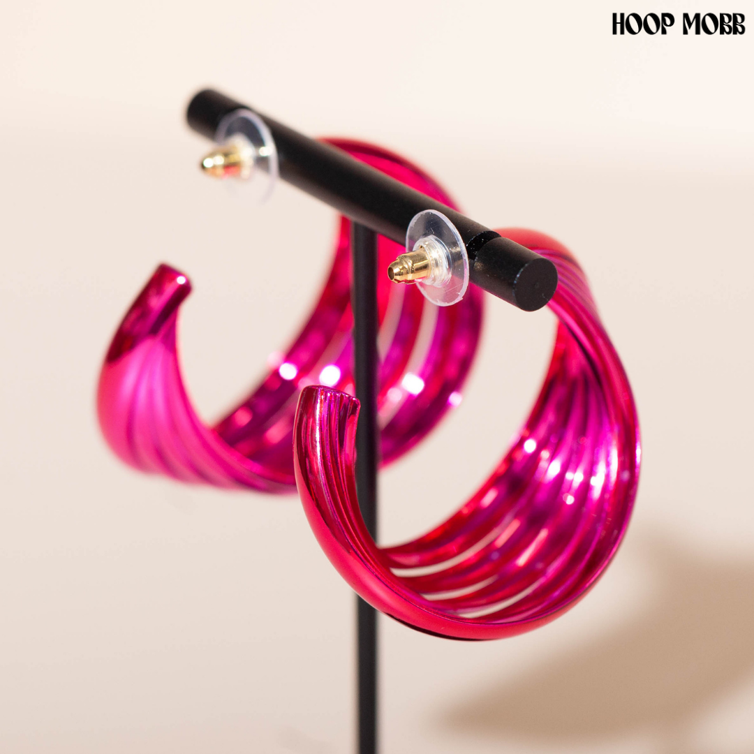 PARTY HOOPS - FUCHSIA