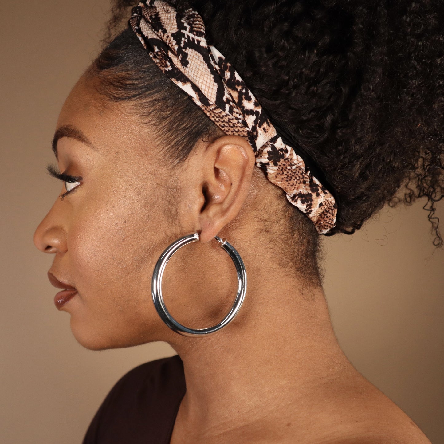 BABY FAT HOOPS - SILVER