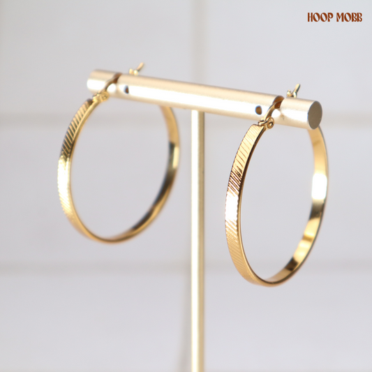Light Flex Hoops - Gold