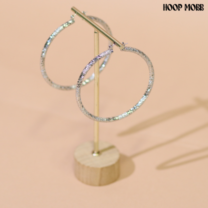 SHOW STOPPER HOOPS - SILVER