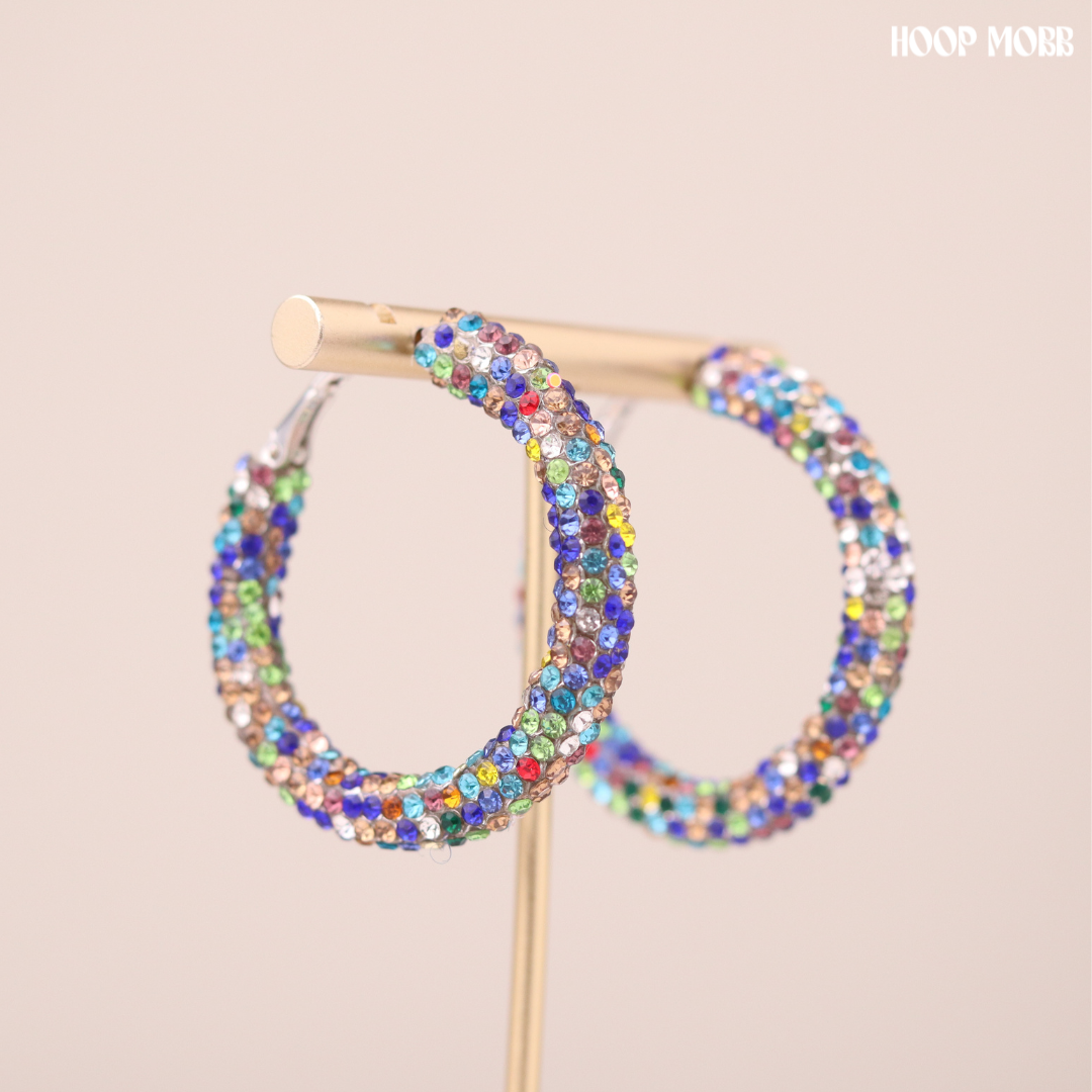 Party Girl Hoops - Multi