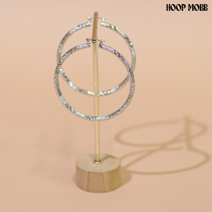 SHOW STOPPER HOOPS - SILVER