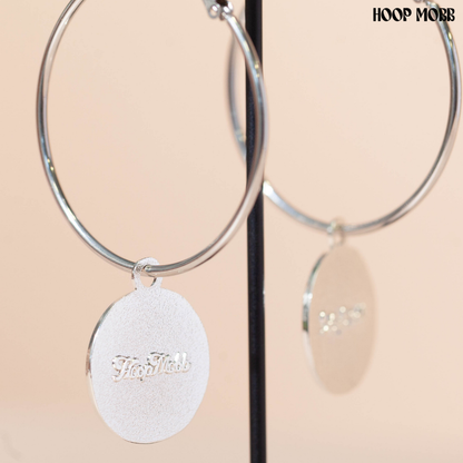 VERY BLACK MOBB CHARMS™ SET - WHITE/SILVER