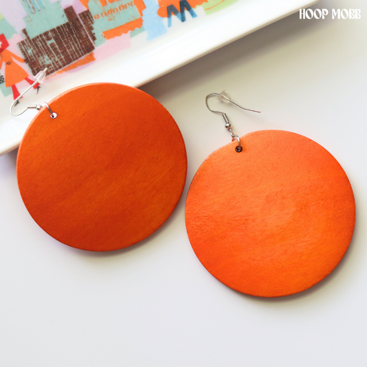 Soul Sista Earrings - Orange