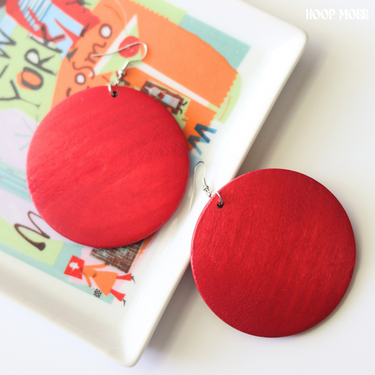Soul Sista Earrings - Red