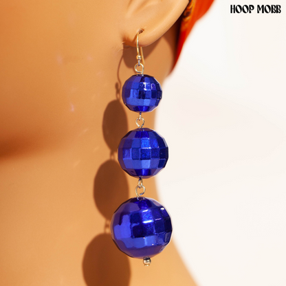 JINGLE BALL EARRINGS - BLUE