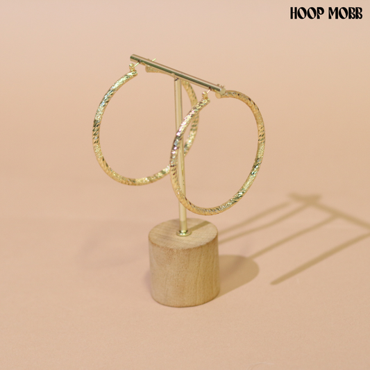 SHOW STOPPER HOOPS - GOLD