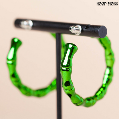 CANDY BAMBOO HOOPS - GREEN