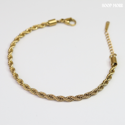 ROPE CHAIN ANKLET - GOLD