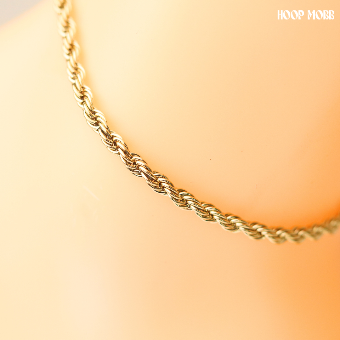 ROPE CHAIN ANKLET - GOLD