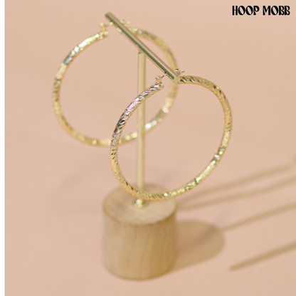 SHOW STOPPER HOOPS - GOLD