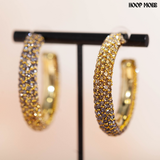 SPARKLE SUPREME HOOPS - GOLD