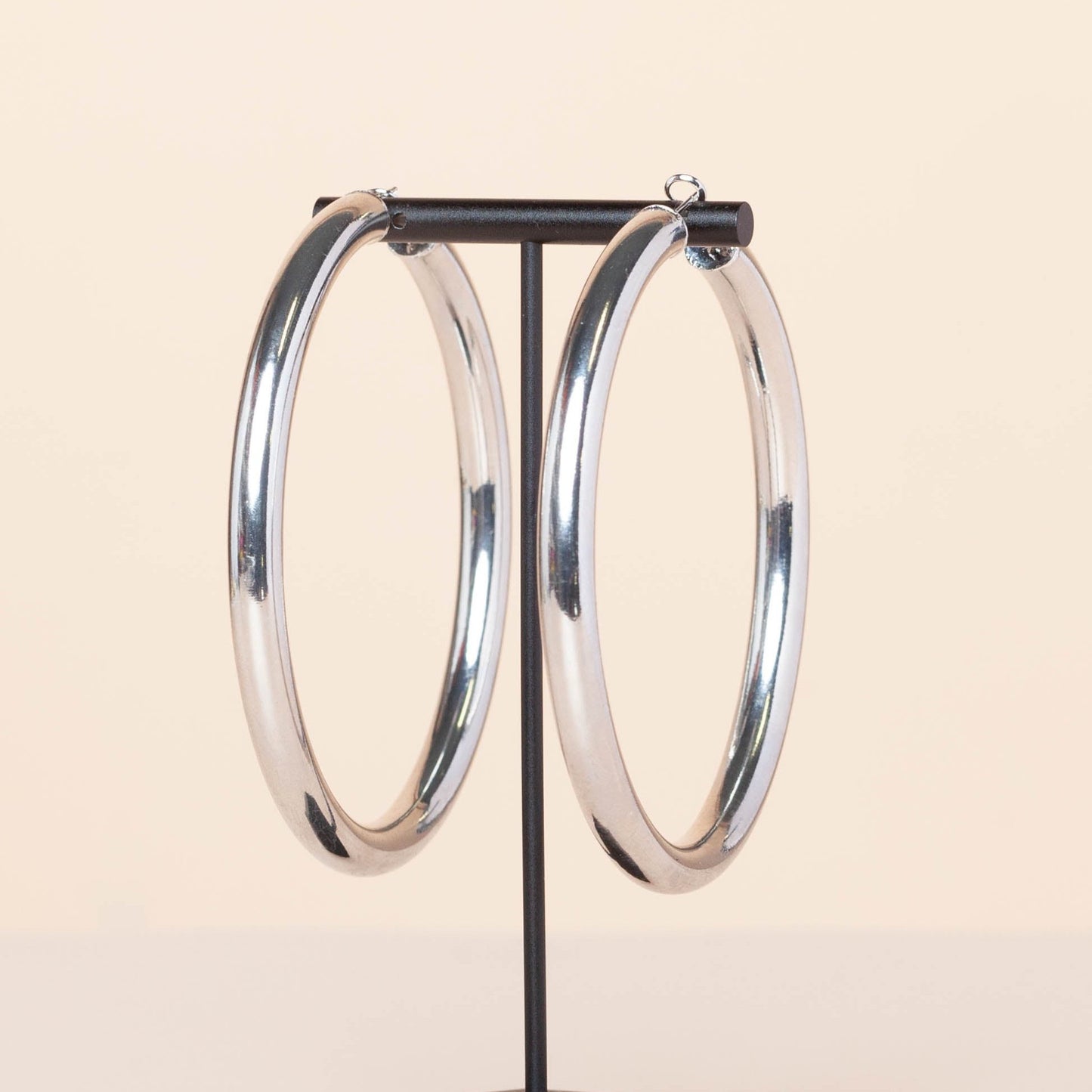 BABY FAT HOOPS - SILVER