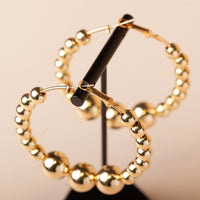 BALLER HOOPS - GOLD (IMPERFECT)