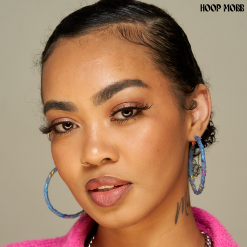 DENIM HOOPS - MULTI