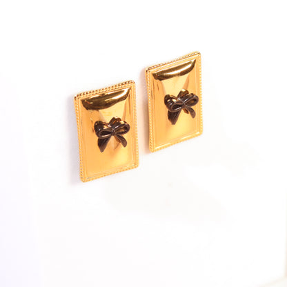 BOW PEEP EARRINGS - GOLD