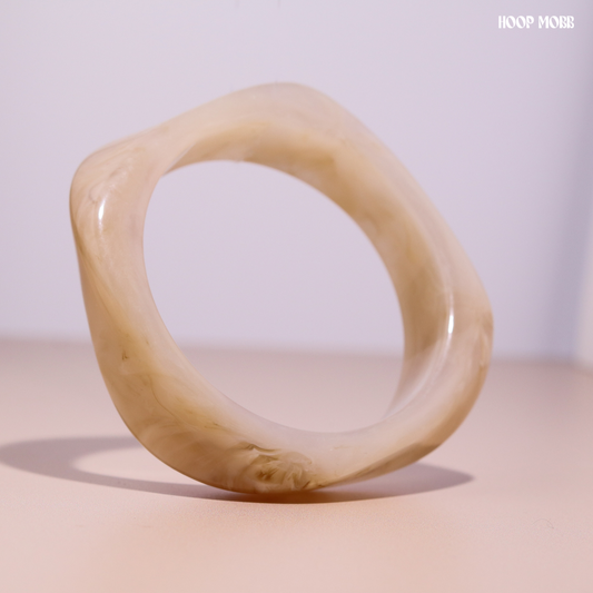 MARBLE BANGLE - CREAM