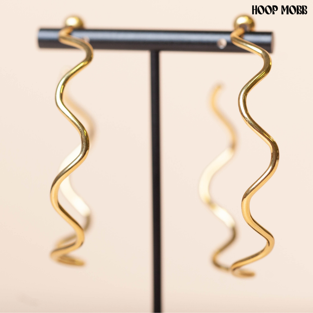 PIPE CLEANER HOOPS - GOLD