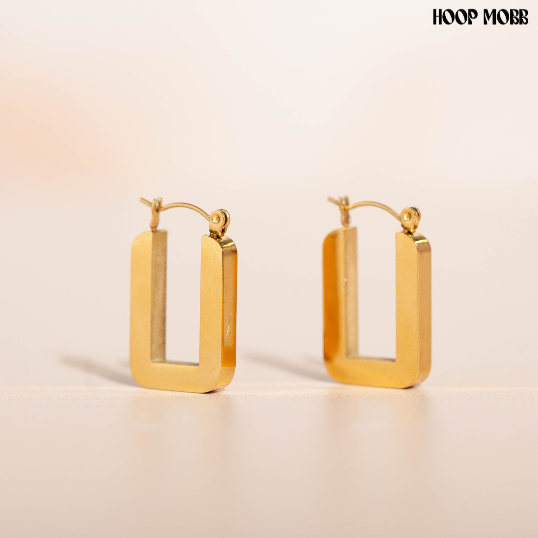 BRICK HOUSE HOOPS - GOLD