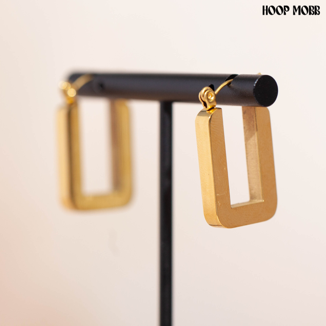 BRICK HOUSE HOOPS - GOLD